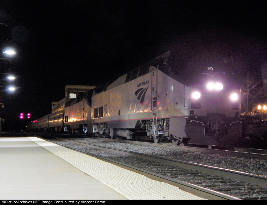 Amtrak At Night